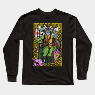 Turtle Viking Long Sleeve T-Shirt